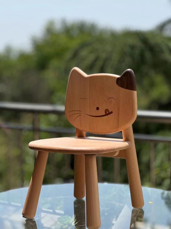 Solid wood children's chair - Image 4